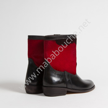 <br>bottines cerise (nr2)