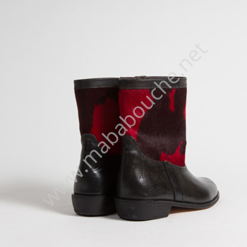 <br>bottines cerise (nr4)