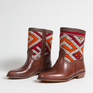 Bottines kilim