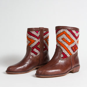 Bottines kilim