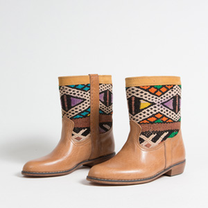 Voir en détail les Bottines kilim