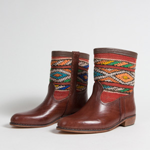 Bottines kilim