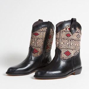 Voir en détail les Bottines kilim