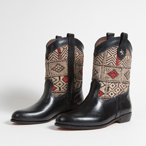 Voir en détail les Bottines kilim