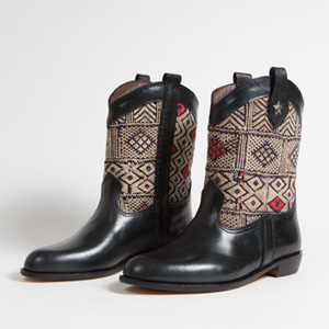 Voir en détail les Bottines kilim