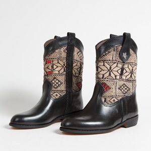 Voir en détail les Bottines kilim