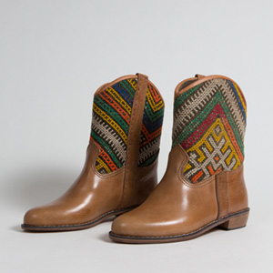 Voir en détail les Bottines kilim