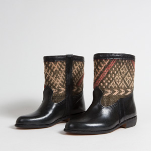 Voir en détail les Bottines kilim