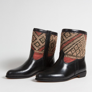 Voir en détail les Bottines kilim