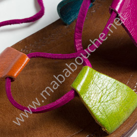 Spartiates cuir femmes <br>cléopâtre meli melo (021)