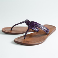 Tresse Arabesque Aubergine femmes